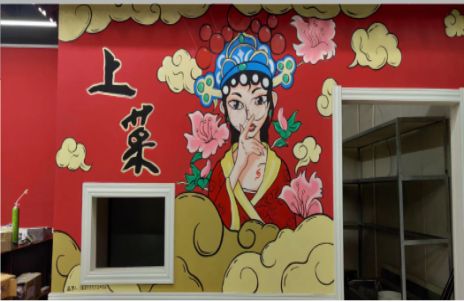 天门墙体彩绘的发展和应用